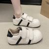 Red retro Velcro non-slip lightweight board shoes 2025 new autumn versatile thick-soled Forrest training shoes women