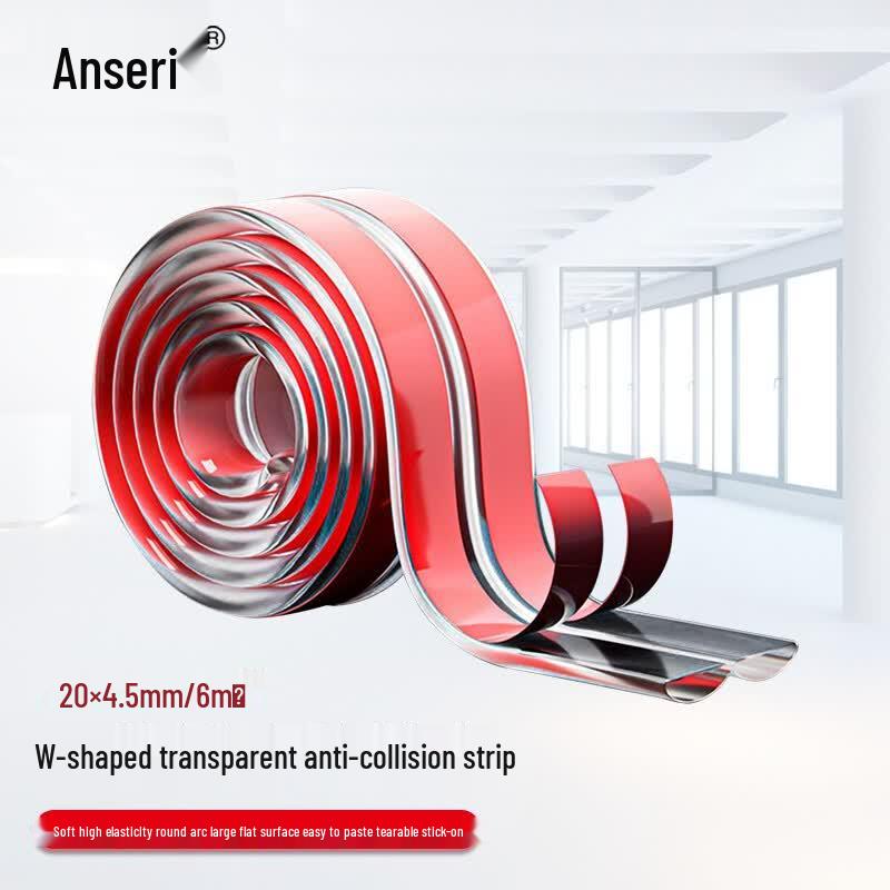 Ancory Transparent PVC Anti-Collision Edge Protector Strip