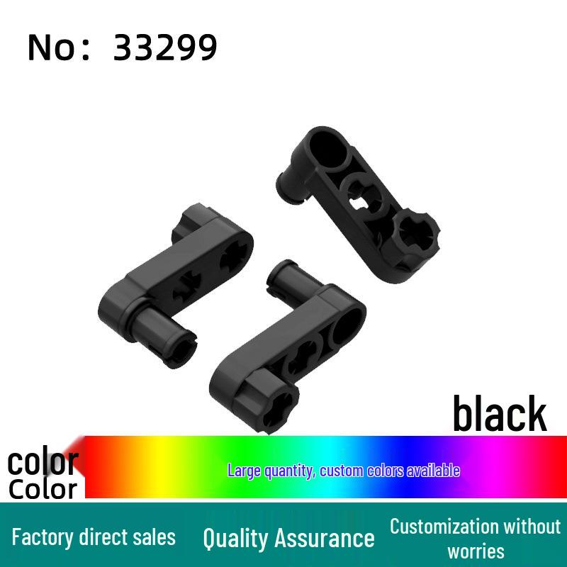 

Совместимые строительные блоки с технологией мелких деталей для Lego 33299 61408, Ось 3x Кривошип MOC Сборочные детали 0.1kg (approx. 178 pcs) чёрный