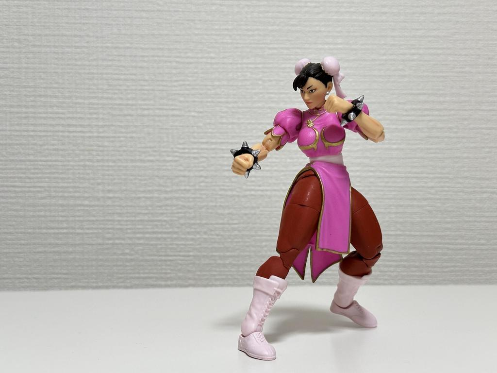 Unopened Jada Toys JD34724 Street Fighter II Chun Li (pink) 1/12 Scale Action Figure [Parallel Import]