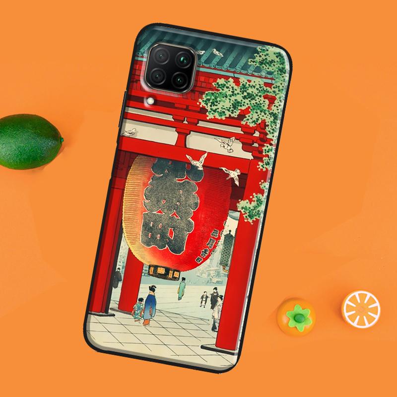 Japanese Style Ukiyo-e Art For Honor 50 Case 8X 9X 10i Cover For Huawei Nova 5T P Smart 2021 P20 P30 P40 Lite Pro
