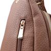 Praktische Damen-Umhängetasche mit einem Schultergurt aus grobnarbigem Ökoleder VINTAGE Bag 22764 Braun