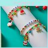 Christmas Bracelet Set With Soft Clay Beads And Holiday Charms For Women Gift Giving