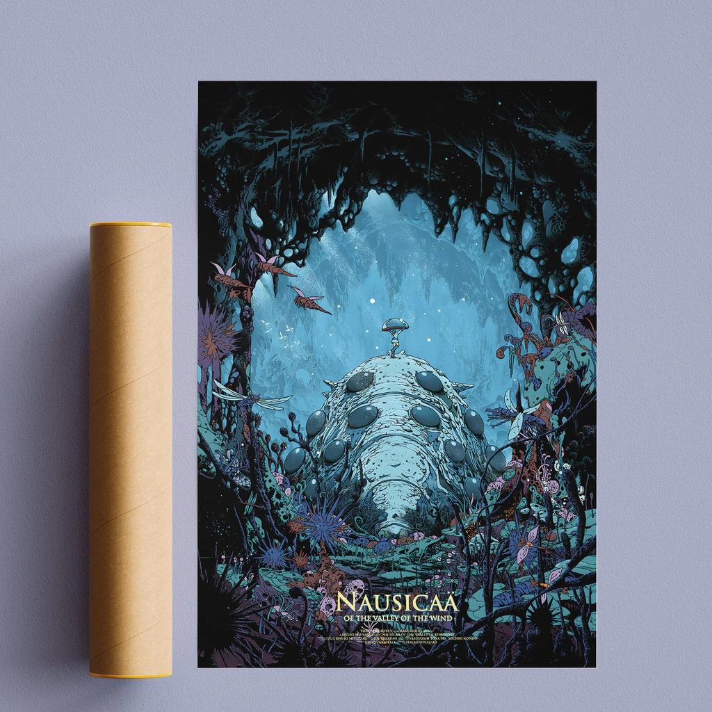 Pop Anime Figure Miyazaki Hayao/Patlabor/Totoro Manga Poster Aesthetic Wall Art Home Kids Kawaii Room Decor Vintage Canvas Print