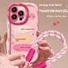 IPhone 16 Pro Max Case, Premium Soft with Skin-Friendly Feel, Full Protection, Lens Guard, Shockproof, Trendy High-End Fashion, with Lanyard