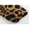 Women's Spring Autumn Dress Leopard Printed V-Neck Long Sleeve Tie Dresses
