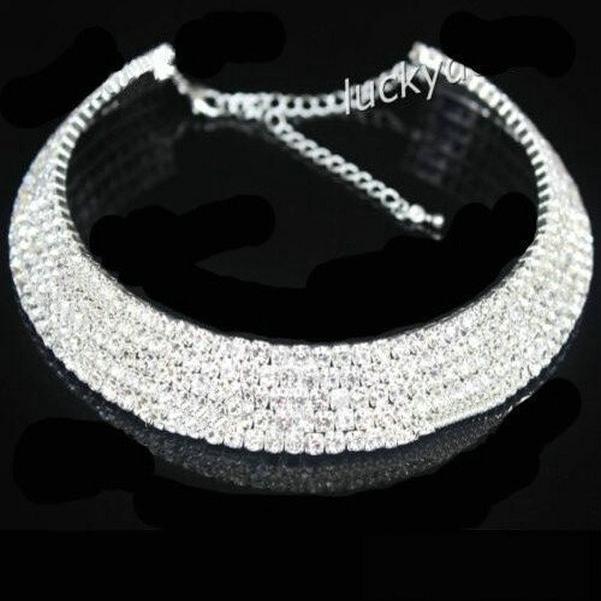 

Модная распродажа, новое женское ожерелье в стиле звезды с блестящими кристаллами и стразами, ожерелье-колье, свадебные украшения на день рождения, ювелирные изделия