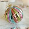 8CM Multicolor Glass Ball Ornament for Christmas Tree Decoration