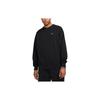 Nike SS23 Solid Color Pullover Sweatshirt Men Tops Black DX0811-010