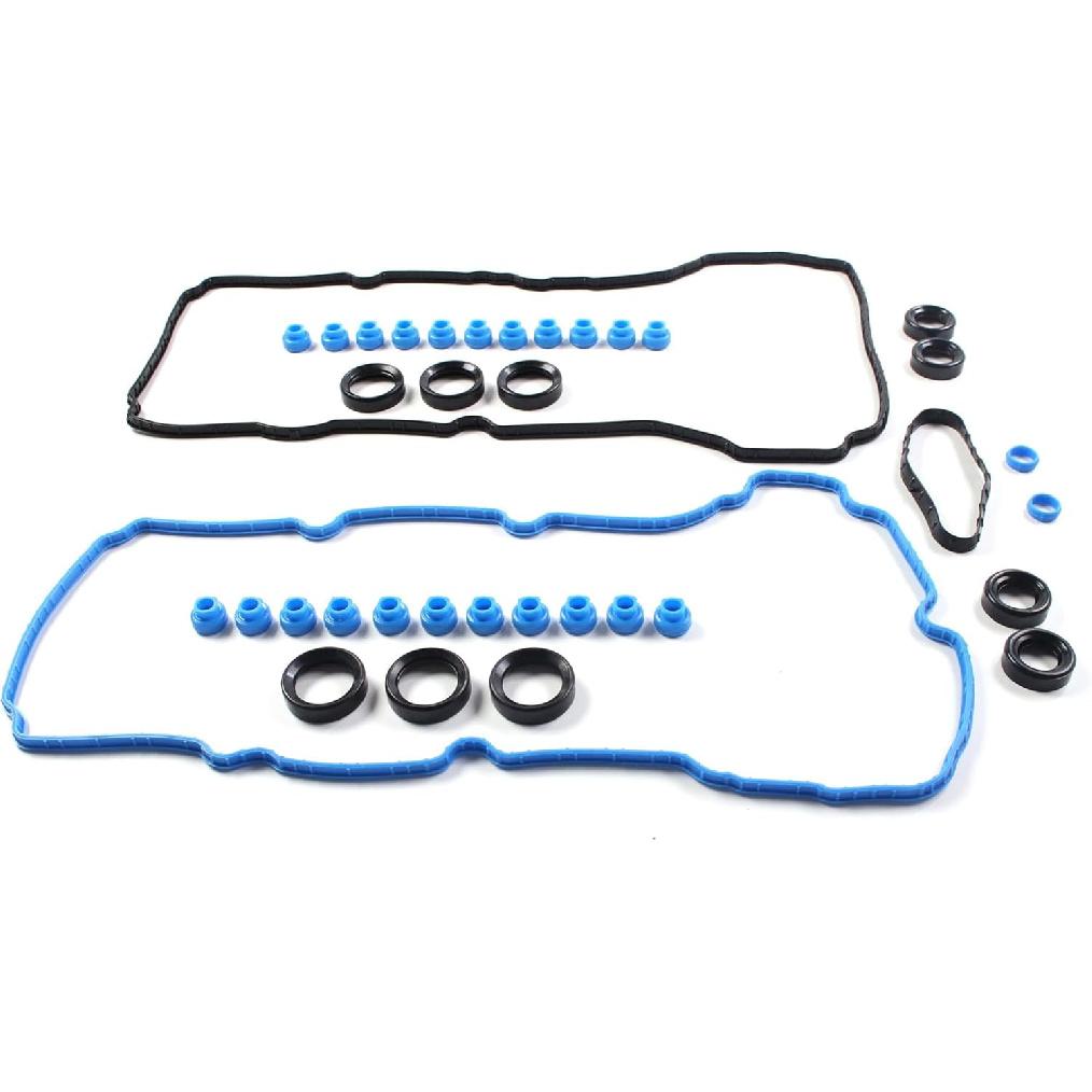 AUCERAMIC Engine Valve Cover Gasket Set Fit for 2011 2012 2018 2019 2020 for Ford F-150 Explorer Police Interceptor Utility 3.5L 3.3L V6 VS50814R1