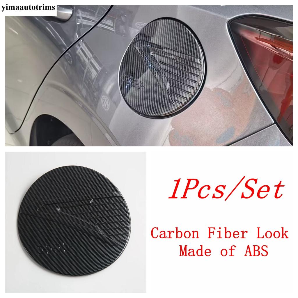 

Car Rearview Mirror / Front Rear Fog Light Lamp / Fuel Tank Oil Cover Trim Carbon Fiber Accessories For MG3 MG 3 2024 2025 Fuel Tank Cover