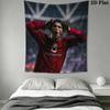 C Ronaldo Wall Tapestry Aesthetic Wall Hanging Printed Fabric Blanket Decorative Tapestries for Bedroom Living Room Home Decor