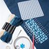 Anfängerfreundliches Stickset Enthält PET-Schablone Stoff Und Garn Für Handgemachte Dekoration