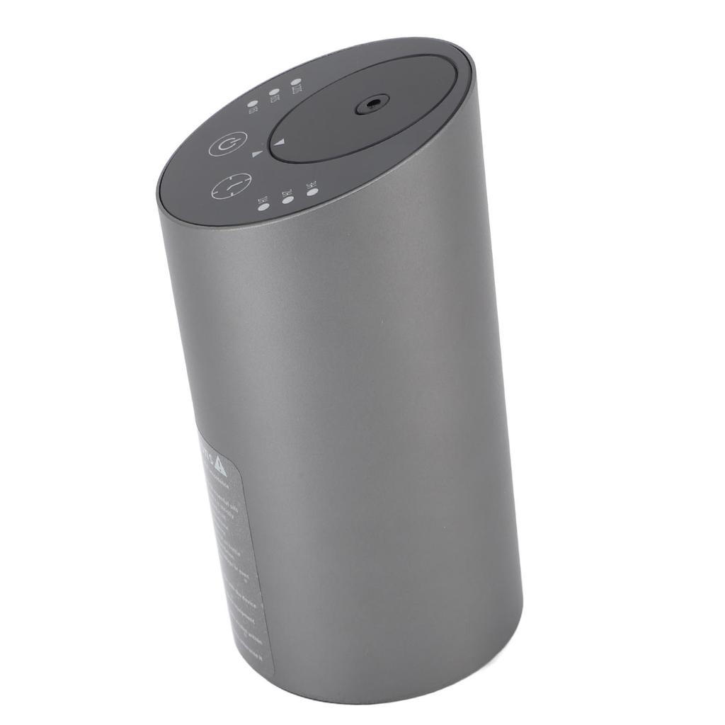 Car Aromatherapy Diffuser with Timer Low Noise Anti Leakage Aluminum Alloy Portable Waterless Car Diffuser for Bedroom Living Room Office