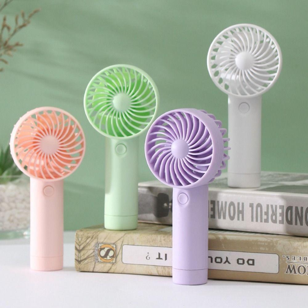Portable Mini Handheld Fan 3 Gears Electric Fan Desktop Small Fan  For Travel Summer Gift