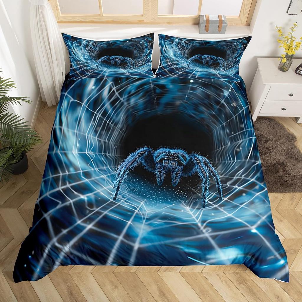 Black Hole Duvet Cover for Kids Boys Girls Teens Queen Lightweight Quilt Cover Galactic Storm Bedding Set Bedroom Decor No Quilt
