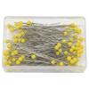 100-Piece Set: 38mm Glass Head Pins in 10 Colors for Sewing and Quilting