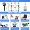 Upgraded Outdoor Solar Garden Lights, 8 Pack 50 LED Mushroom Outdoor 8 Modes 23ft Waterproof Solar Powered Landscape Cute Fairy String Light for Yard