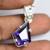 Natural Purple Sapphire 20.35 Ct 925 Sterling Silver CERTIFIED Fancy Pendant MY-PD-155-NS