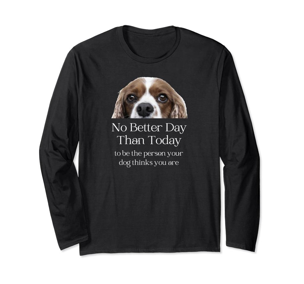 Dog Lover Gift for Happy Tail Dog and Pet Vet Long Sleeve Owners, Moms, Dads, T-Shirt