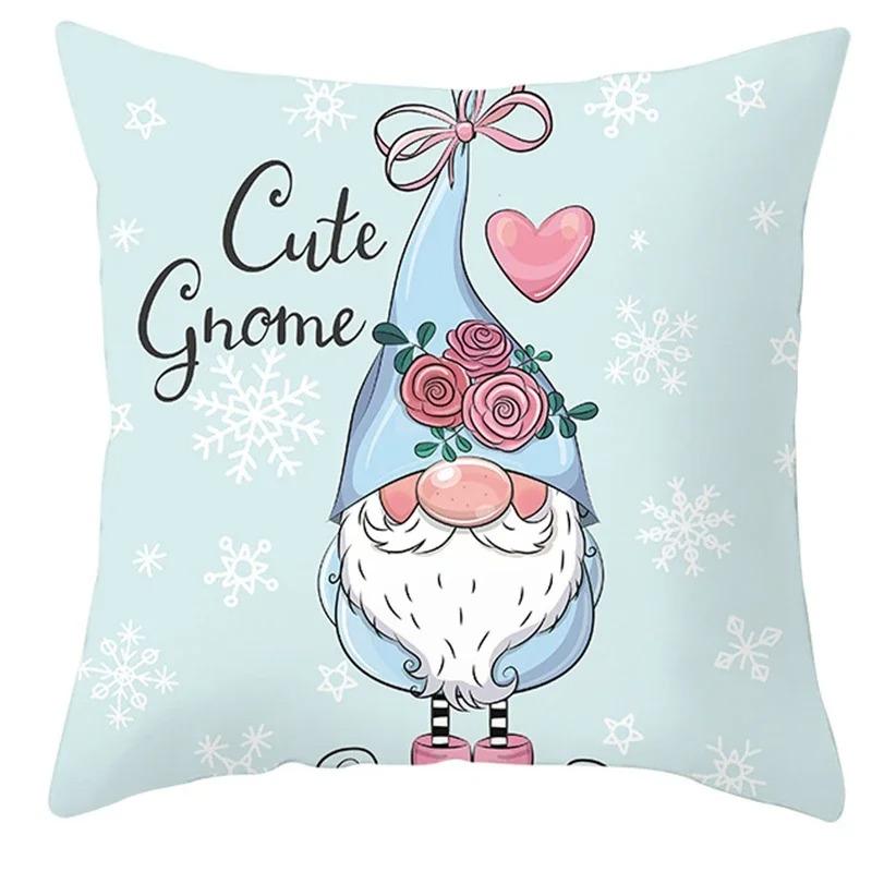 Christmas Themed Pillowcases Car Accessories Office Santa Claus Living Room Sofa Home Pillowcases
