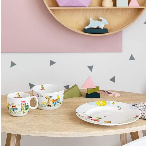 Сервировка Villeroy & Boch детского сервиса "Голодный как медведь", 3 предмета (1486658428)