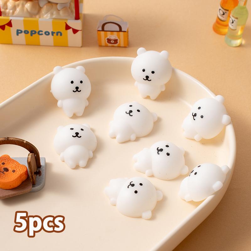 Kawaii Mochi Sıkılabilen Oyuncaklar Karikatür Ayı Sıkma Stres Giderici Sıkılgan Eğlenceli Yumuşak Duyusal Soyut Yapışkan Oyuncak Parti Hediyesi Hediye
