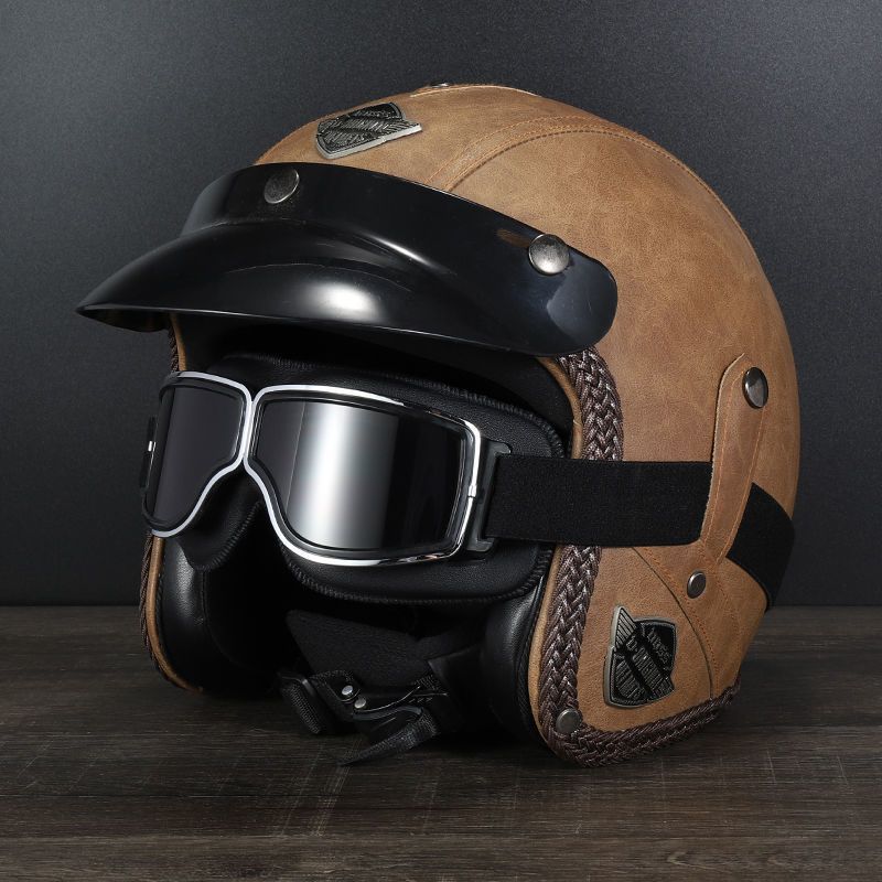 1pcs Vintage Windproof Motorcycle Goggles Retro Motocross Cycling Outdoor Dirt Bike Eye Protection Sunglasses