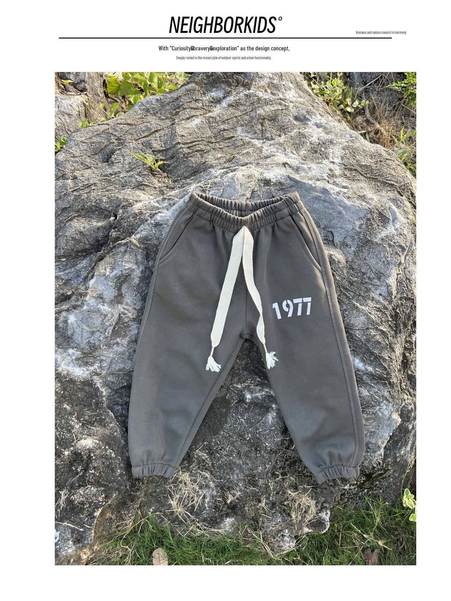 

2025 Детские осенние хлопковые спортивные штаны с принтом букв в стиле хай-стрит 150 темно-серого