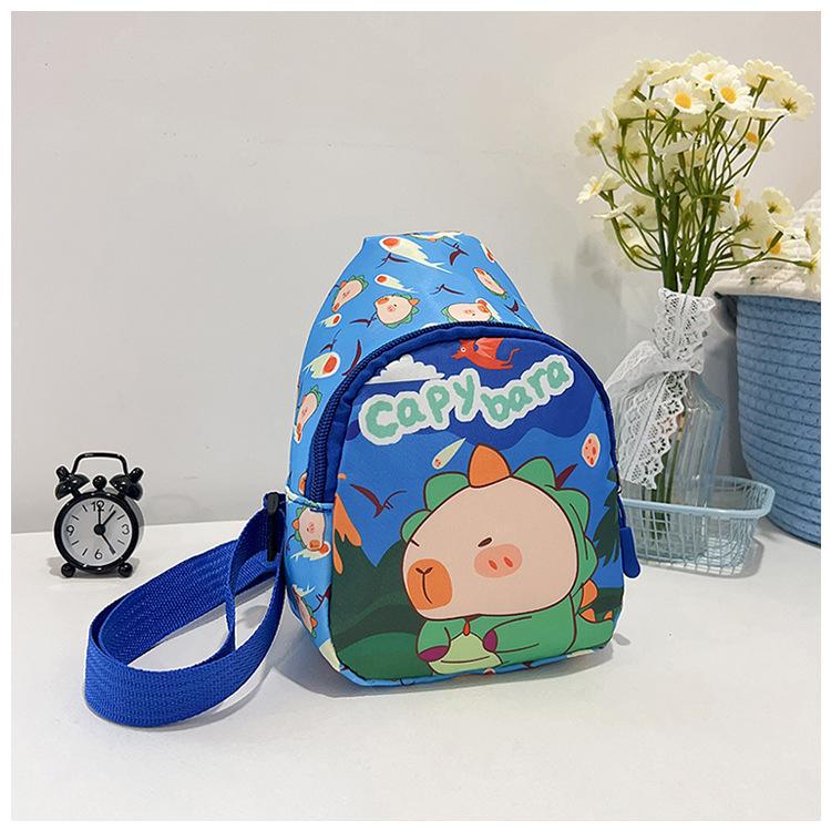 Cartoon Children's Breast Bag 2025 New Casual Change Bag Boys and Girls Outdoor Trendy Messenger Bag