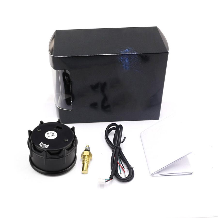 2" 52mm LED Digital Car Water Temperature Gauge ℃ Temp Meter with 1/8 NPT Sensor