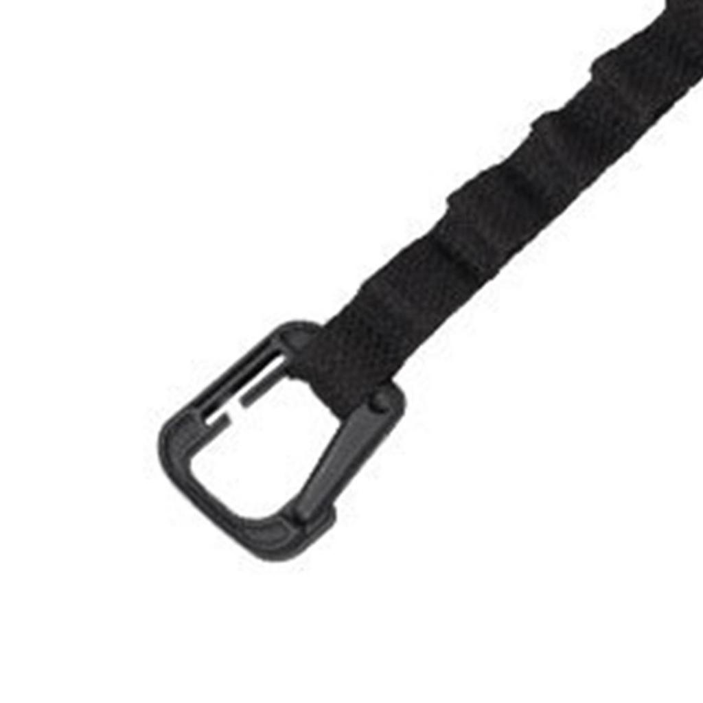Camping Storage Strap Multifunctional Portable Tent Lanyard Hanging Rope with Hooks for Outdoor Gardens Black L