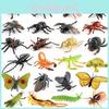 Vibrant Pvc Insect Figurines Collection Of Ladybugs Beetles Butterflies And Realistic Caterpillars