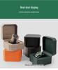 Men's Portable PU Leather Octagonal Watch Storage Box