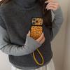 Korean Style Wild Leopard Print Phone Case for iPhone 14/15/16/17 Pro Max