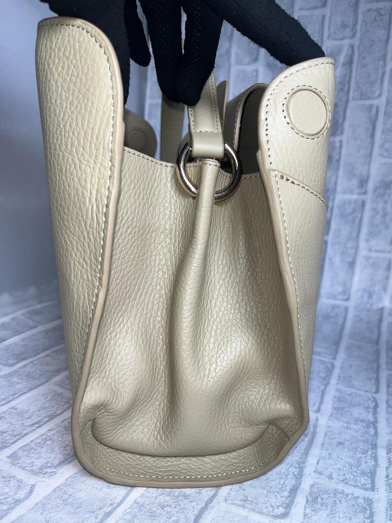 Designová taška 2WAY s ramenem, smršťovací pravá hovězí kůže, smršťovací pravá hovězí kůže, reliéfní kabelka, TAŠKA [Rebecca] Dámská JT-240323SR (Zmenšit