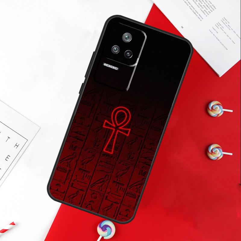 Egypt Nefertiti Anubis Ankh Cover For Xiaomi 11T 12T 13T 14T Pro 13 14 15 Ultra POCO X7 Pro X3 X5 X6 F5 F6 M6 Pro Case