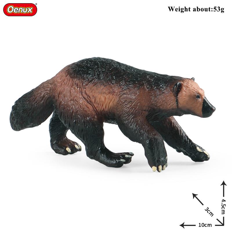 Oenux  Wild Animals Forest Orangutan Pigeon Hedgehog Aardvark Capybara Action Figure Model Figurines Pvc Collection Kids Toy