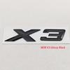 NEW 3D ABS Car Styling Logo X3 X5 Rear Trunk Badge Sticker Emblem Decals For BMW X3 X5 Auto Tail Accessories Ue2