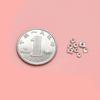 S925 Sterling Zilver Onregelmatige Gebroken Afstandhouder Kralen voor DIY Sieraden en Armbanden Weven