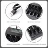 4-Slot 18650 Battery Charger for Li-ion Cells 10440 14500 16340 18500 18350 14650 16650 5V DC Input