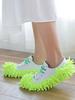 Chenille Dust Mop Slippers 2PCS-Foot Socks Mop Caps Multi-Function Floor Cleaning Lazy Shoe Covers Dust Hair Cleaner
