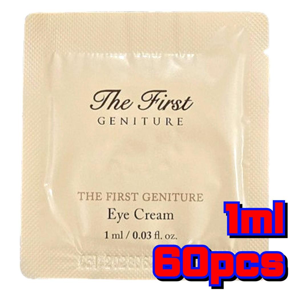 OHUI The First Geniture Eye Cream 1ml × 60pcs | Korean Luxury Anti-Aging & Firming Eye Care Sample Set