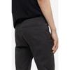 H M sliM Fit Cotton Twill Pants Dark Gray 1074402003