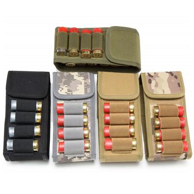 Tactical MOLLE Magazine Pouch 16 Round 12GA Ammo Shells Holder Hunting Bandolier Cartridge Bag Airsoft Accessories