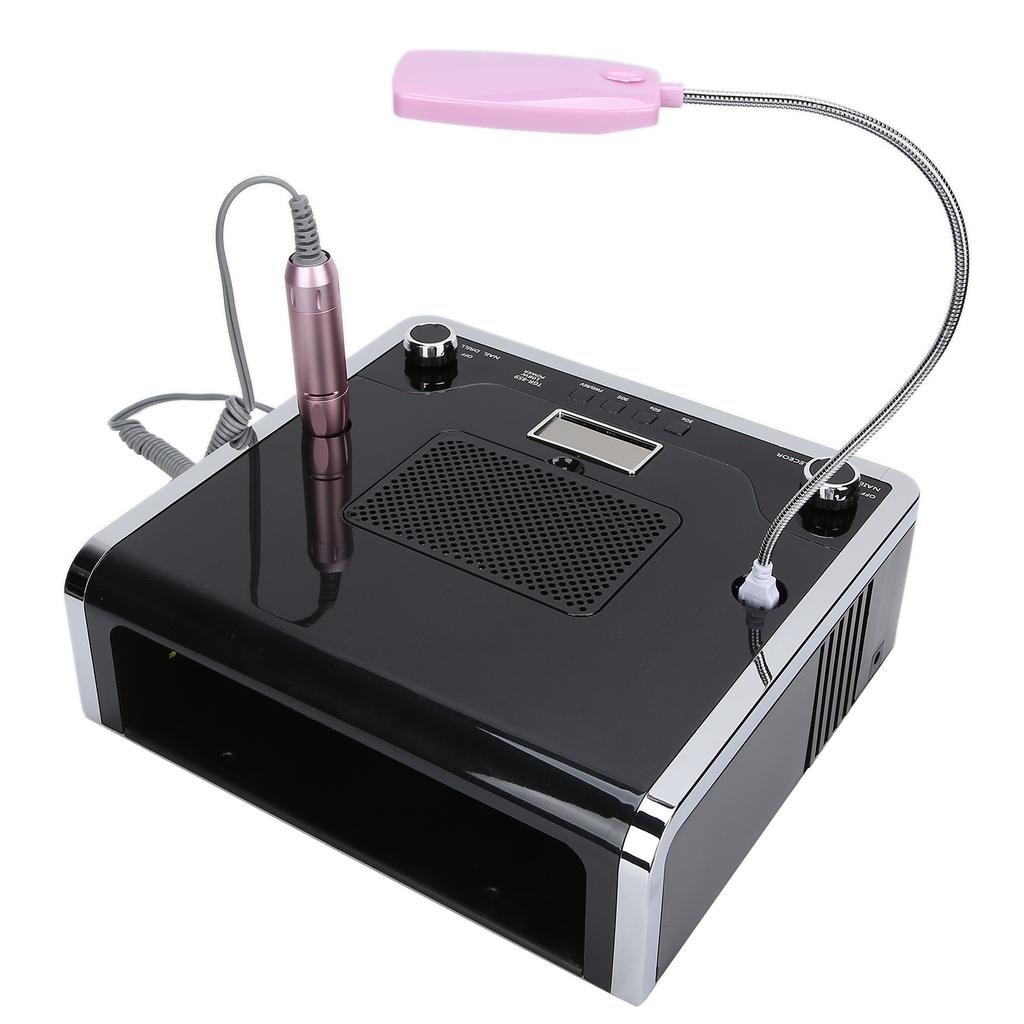 108W 4-In-1 Nail Suction Dust Collector Nail Art Curing Lamp Light Grinding Machine