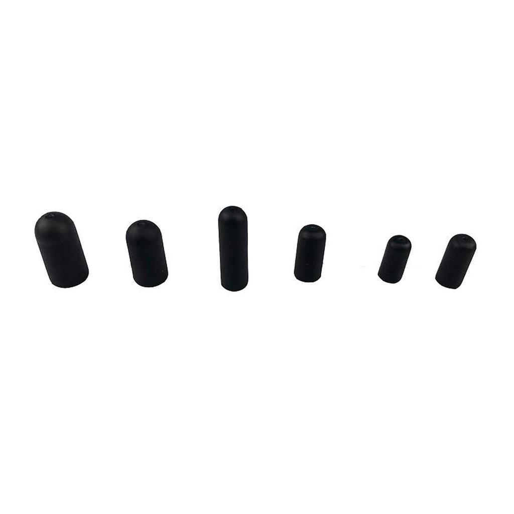 STARTIST 80 Pack Rubber Vacuum Cap Assortment Set 5/32" to 3/8" 6 Size Spare Parts