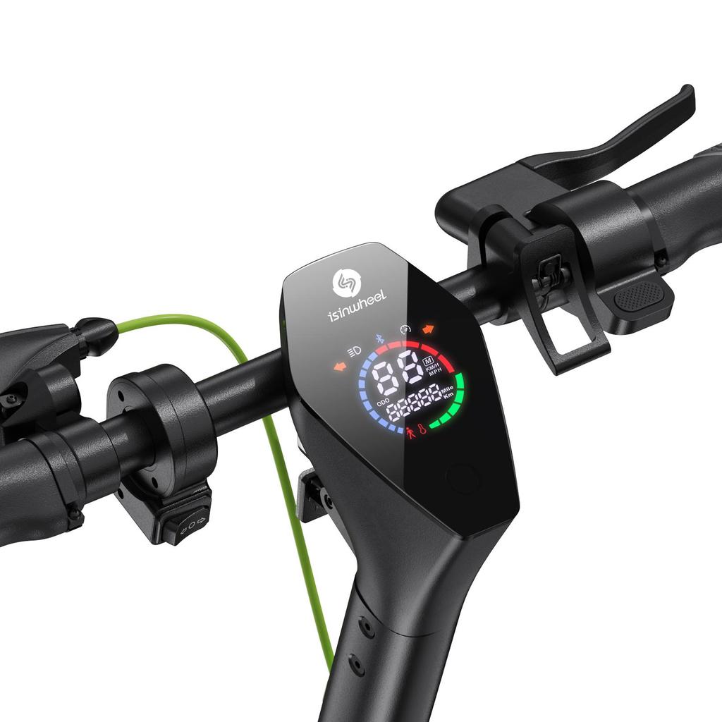 ISINWHEEL S10 PLUS Elsparkcykel för Vuxna - 750W Högt Drevemoment 42V 15Ah Batteri 10-tums Hjul Perfekt för Stadskörning och Lätt Terräng