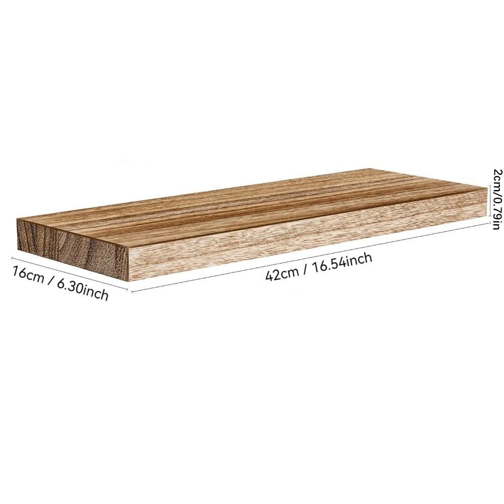 1pc Deeper Storage Shelf Wooden Bathroom Shelves Floating Shelves  for Living Room Bedroom Kitchen