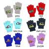 Baby Boys Girls Soft Non-slip Cute Cartoon Kids Gloves Thick Warm Knitted Mittens